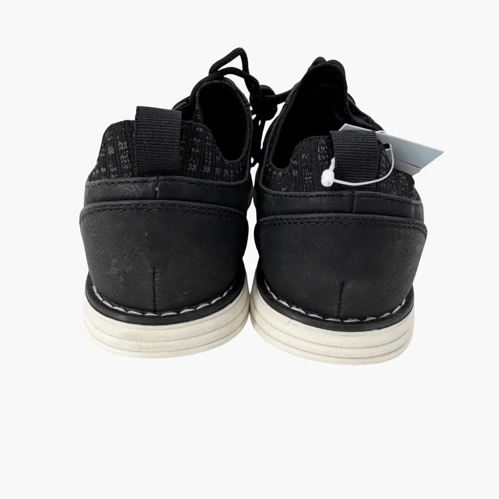 NEW Cat & Jack Elijah Casual Dress Oxford Knit Shoes - Black - Size 3
